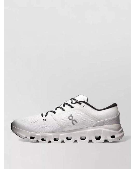 On Shoes White Recycled Polyester Low-Top Sneakers for men