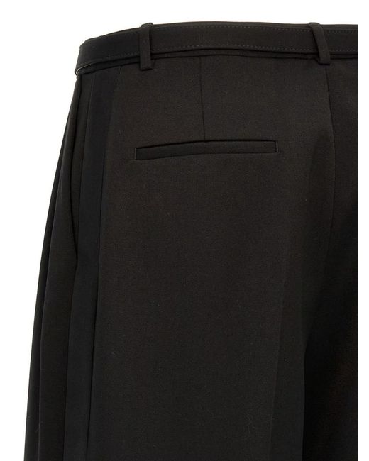 Jil Sander Black Wool Tailored Trousers