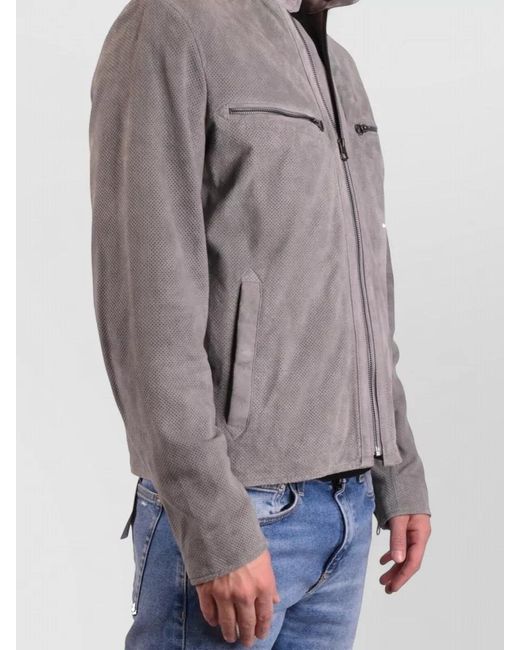 Belstaff Brown Leather Coat for men