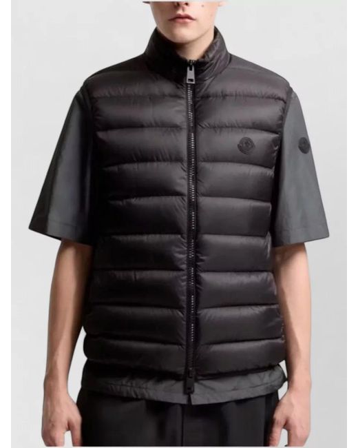 Moncler Black Down Puffer Vest for men
