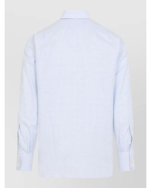 Tom Ford White Checked Cotton Shirt for men