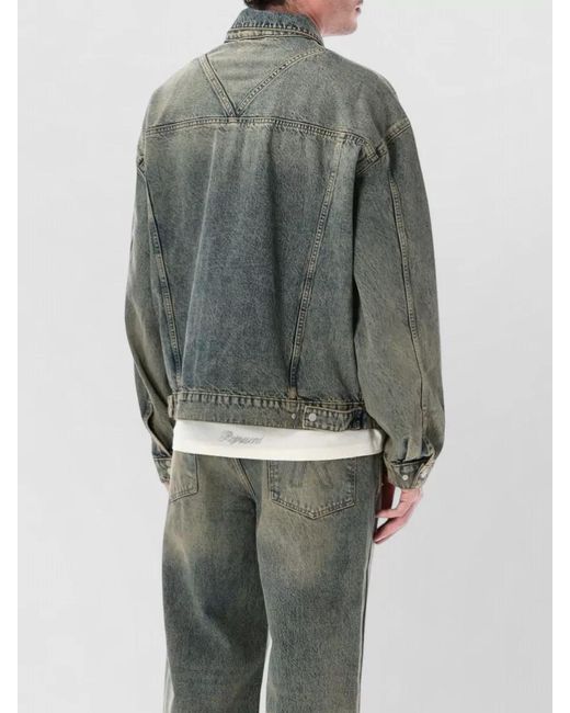 Represent Green R4 Denim Jacket Cotton for men