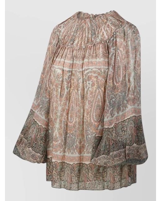 Zimmermann Brown Viscose Blouse