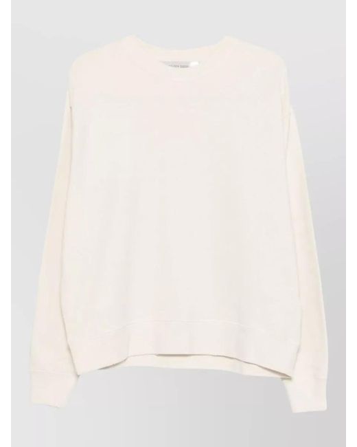 Golden Goose Deluxe Brand Natural Heritage Crew Neck Cotton Sweatshirt