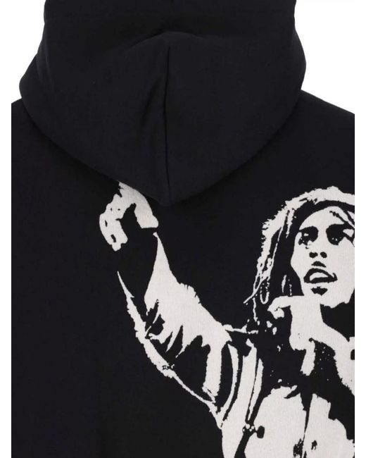 Junya Watanabe Blue Cotton Hoodie for men
