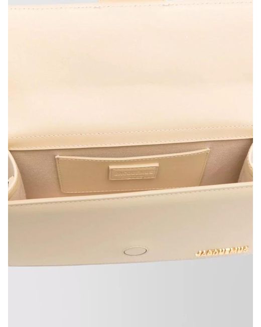 Jacquemus Natural Le Grand Bambino Leather Shoulder Bag