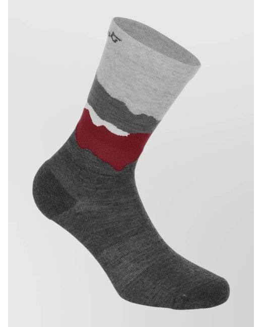 Lamunt White Martha Merino Tencel Seamless Mid Calf Socks