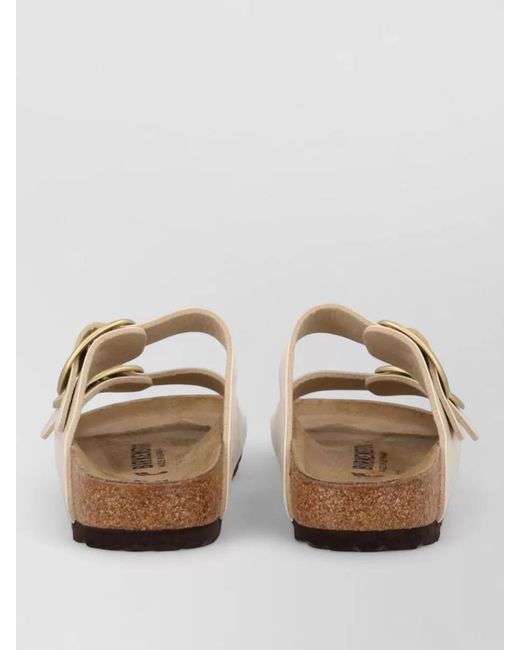 Birkenstock Natural Arizona Big Buckle Sandals