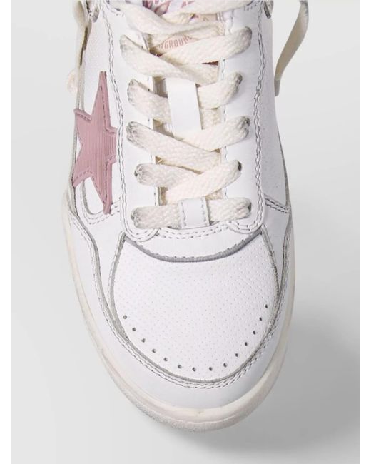 Golden Goose Deluxe Brand Pink Leather Low-Top Sneakers