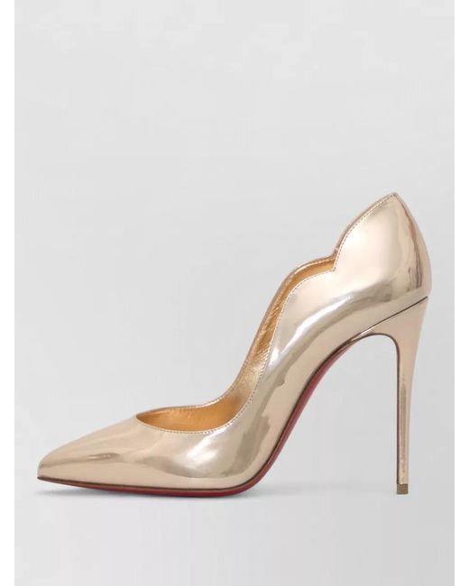 Christian Louboutin Natural Leather Pumps