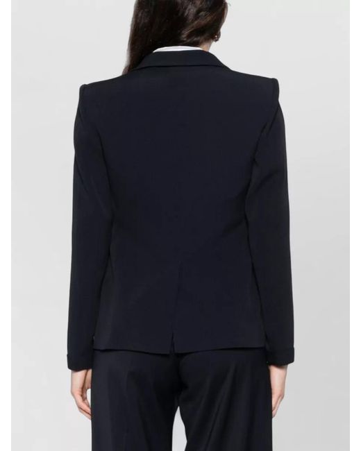 Emporio Armani Blue Double-Breasted Blazer