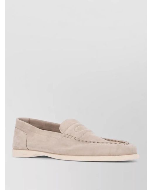 John Lobb Natural Leather Loafers for men