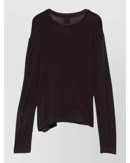 Alysi Black Knot Crewneck Sweater