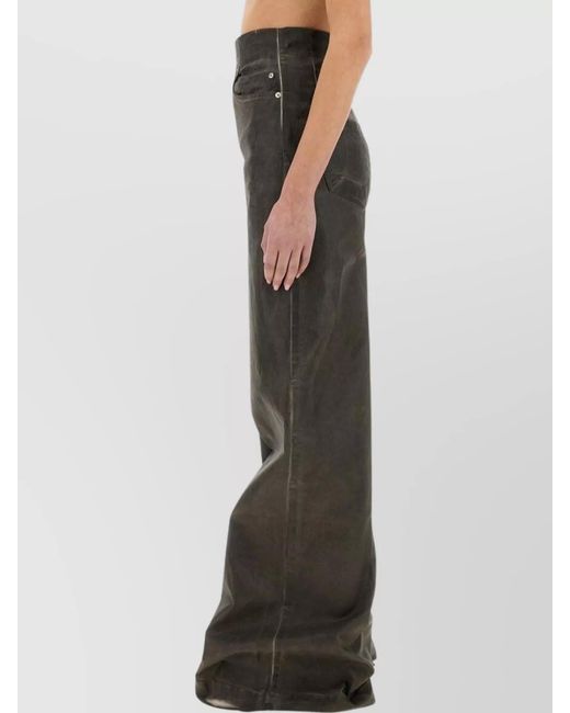 Rick Owens Multicolor Denim Wide-Leg Trousers