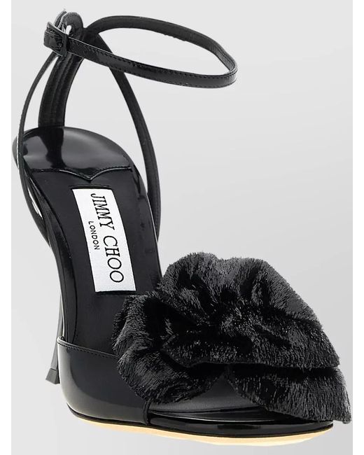 Jimmy Choo Black Leather Sandals