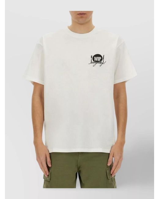 Carhartt White Organic Cotton Short-Sleeve T-Shirt for men
