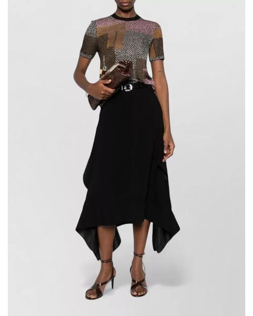 Fendi Brown Short-Sleeve Jumper