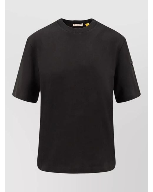 Moncler Genius Black Cotton Relaxed-Fit Short-Sleeve T-Shirt