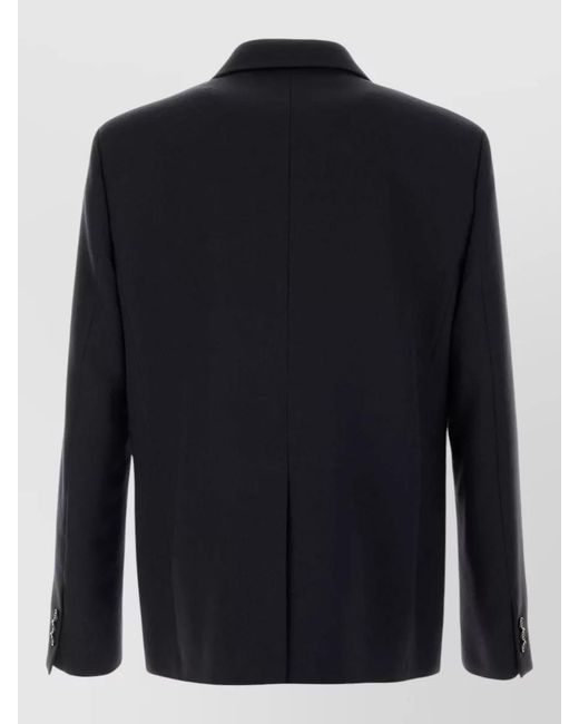 Loewe Blue Wool Blazer for men