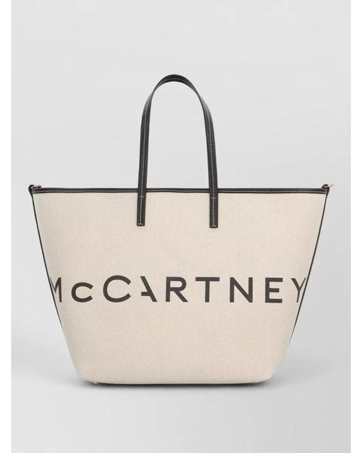 Stella McCartney Natural Canvas Tote Bag
