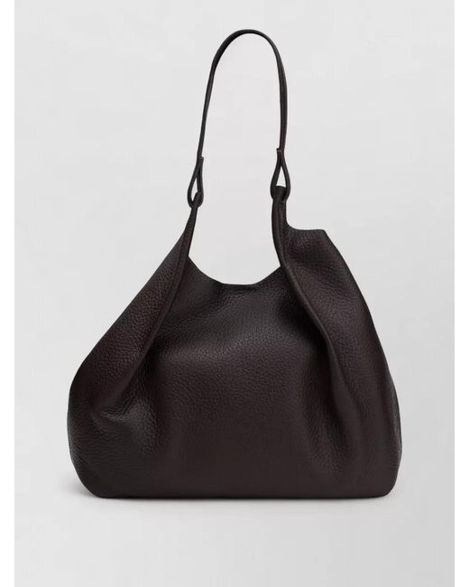 Gianni Chiarini Black Dua Shoulder Bag Wide Structured Silhouette