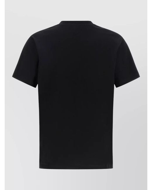 Moschino Black Milanhattan Crew Neck Graphic Print T-Shirt for men