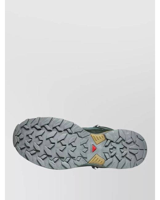 Salomon Gray Silk Lace Boots