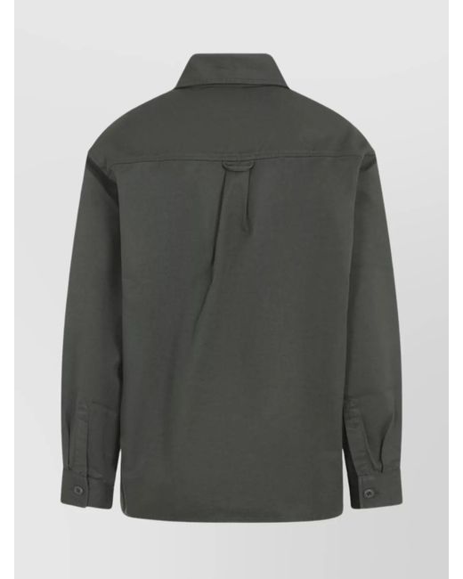 Carhartt Gray Cotton Long-Sleeve Shirt Jacket for men
