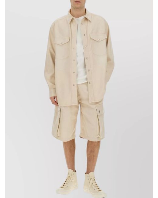 Isabel Marant Natural Tejelo Cargo Shorts for men