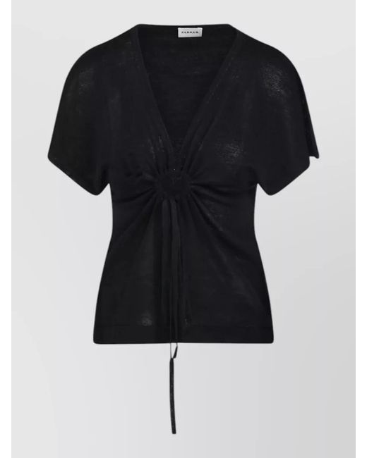 P.A.R.O.S.H. Black Camisole Top