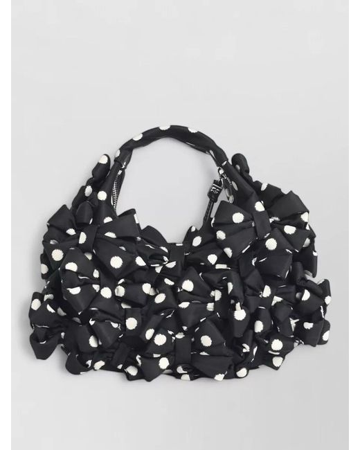 Ganni Multicolor Hobo Mini Nylon Shoulder Bag