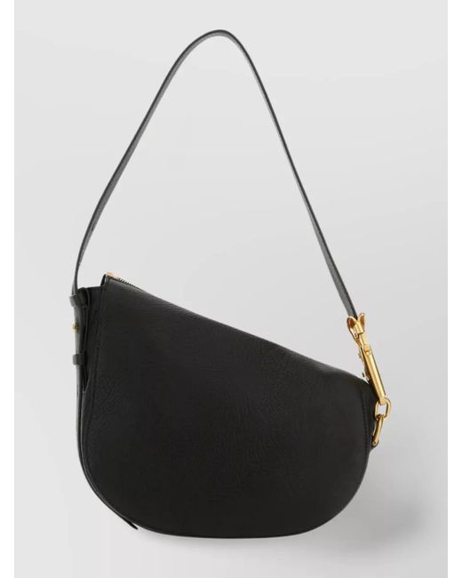 Burberry Black Small Leather Shoulder Bag