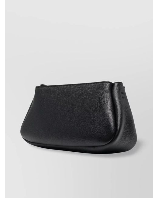 Chloé Black Marcie Calf Leather Shoulder Bag