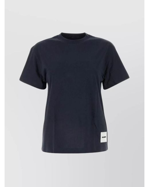 Jil Sander Blue Cotton Regular-Fit T-Shirt Set