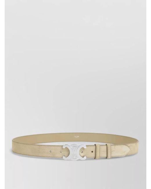 Céline Multicolor Triomphe Belt Suede Calfskin Hardware