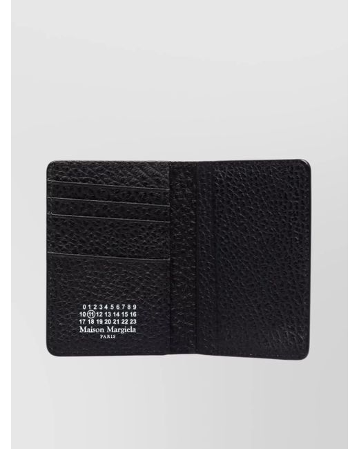 Maison Margiela Blue Leather Card Holder for men