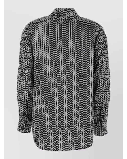 Michael Kors Gray Satin Shirt for men
