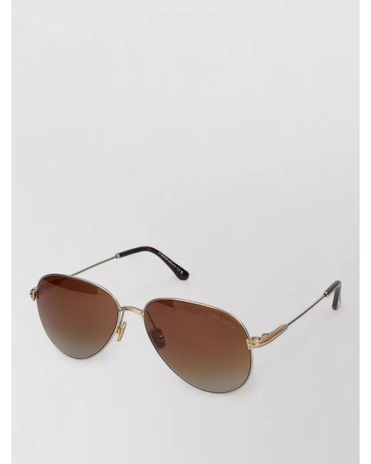 Tom Ford Brown Sunglasses Cat Eye Uv Gradient Lenses