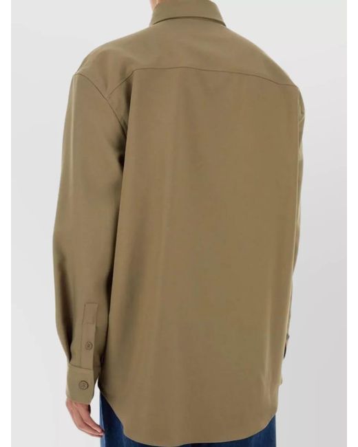 Off-White c/o Virgil Abloh Natural Polyester Oversized Shirt Jacket for men