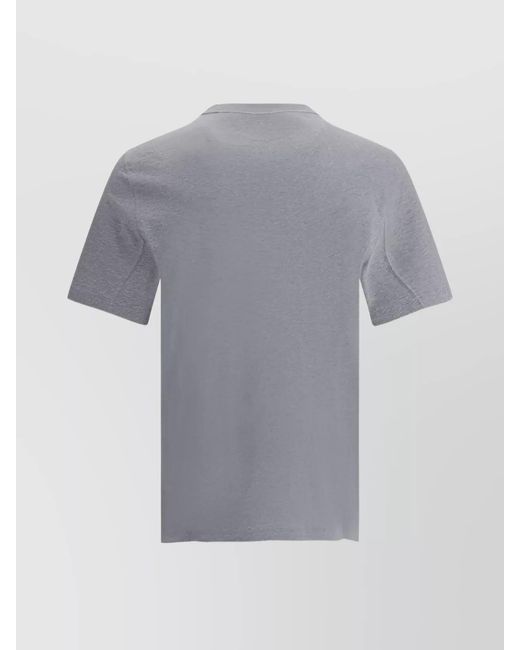 Brunello Cucinelli Gray Regular-Fit Cotton T-Shirt for men
