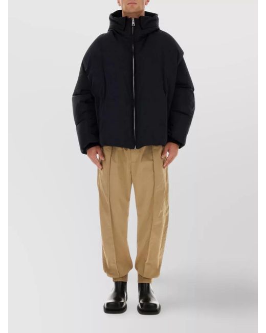 Bottega Veneta Blue Tech Nylon Puffer Jacket for men