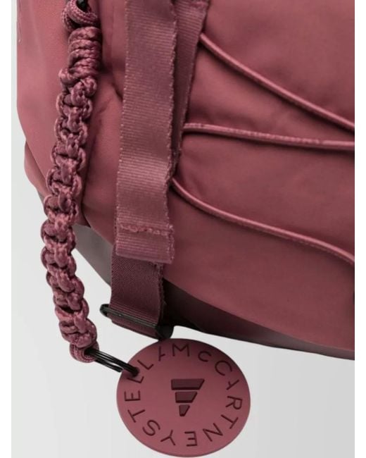 Adidas By Stella McCartney Red Logo Backpack