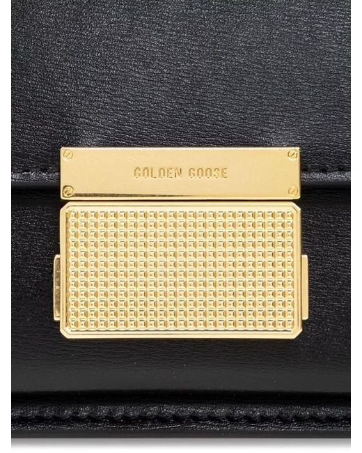 Golden Goose Deluxe Brand Blue Leather Shoulder Bag