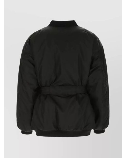 Prada Black Recycled Nylon Padded Jacket for men