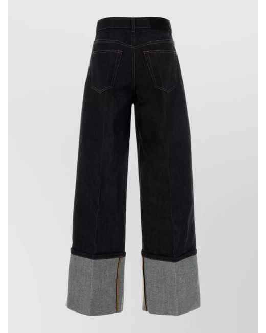 Givenchy Blue Denim Wide-Leg Jeans