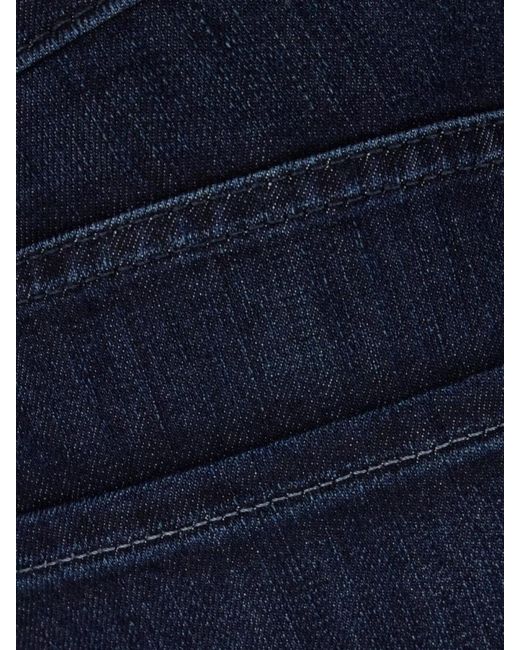 7 For All Mankind Blue Denim Straight-Leg Trousers for men