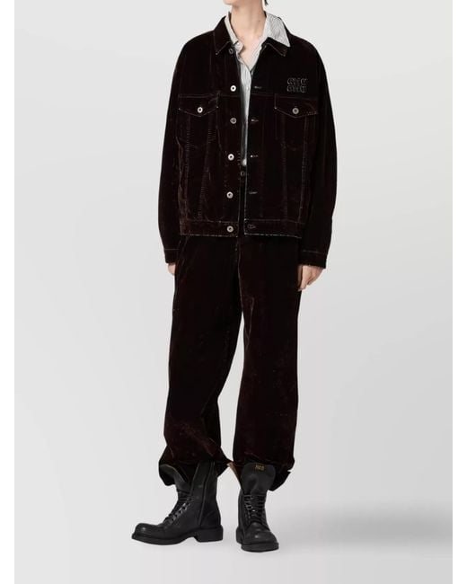 Miu Miu Black Velvet Jacket