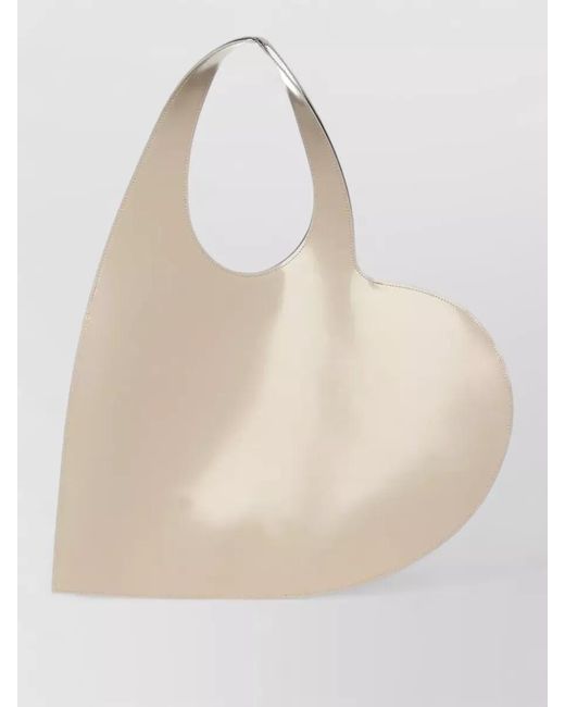Coperni Natural Heart Leather Tote Bag