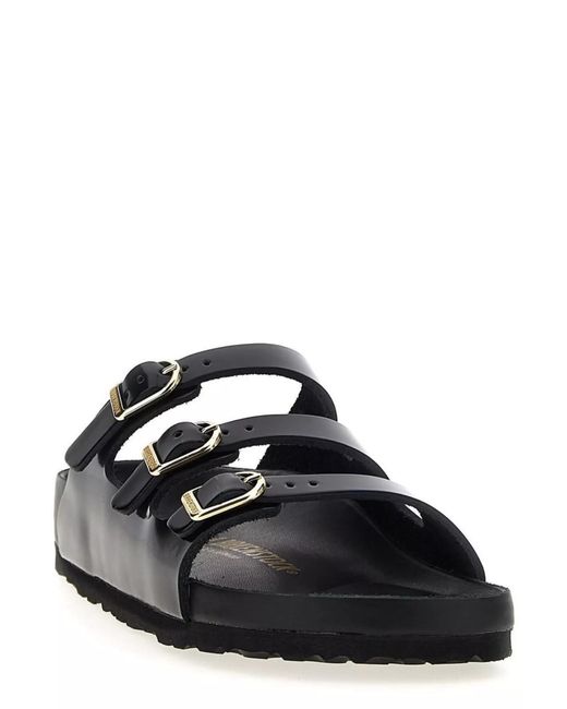 Birkenstock Black Patent Leather Sandals