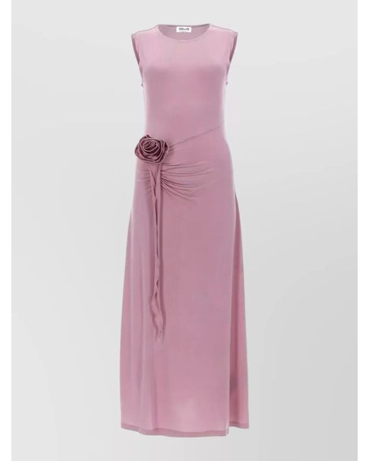 Baum und Pferdgarten Pink Jitske Dress Flower Detail Ruched Long